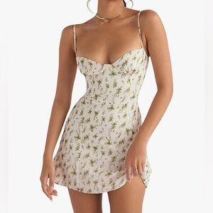 Floral Spaghetti Strap Mini Dress